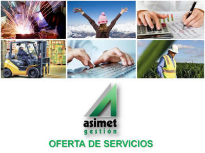 INgrese aquí para obtener mayor información de la oferta de servicios de Asimet Gestión